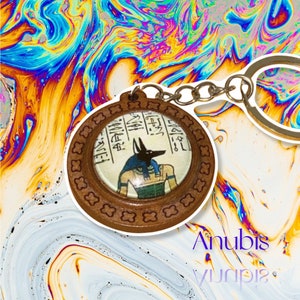 Egyptian God Anubis Keychain