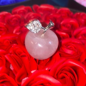 Rose Quartz Apple Quartz Piece