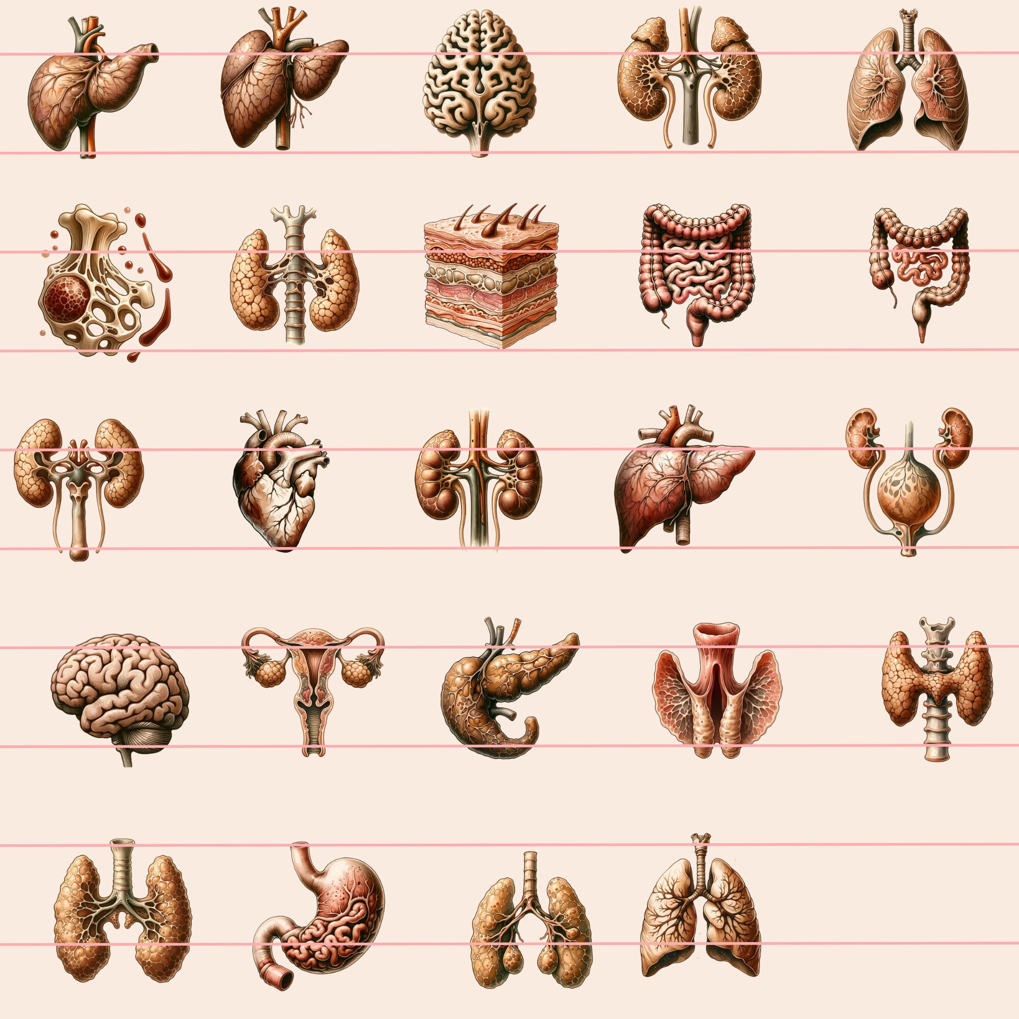 Anatomy Human Organs PNG | Clipart for Medical , Science, and Biology ...