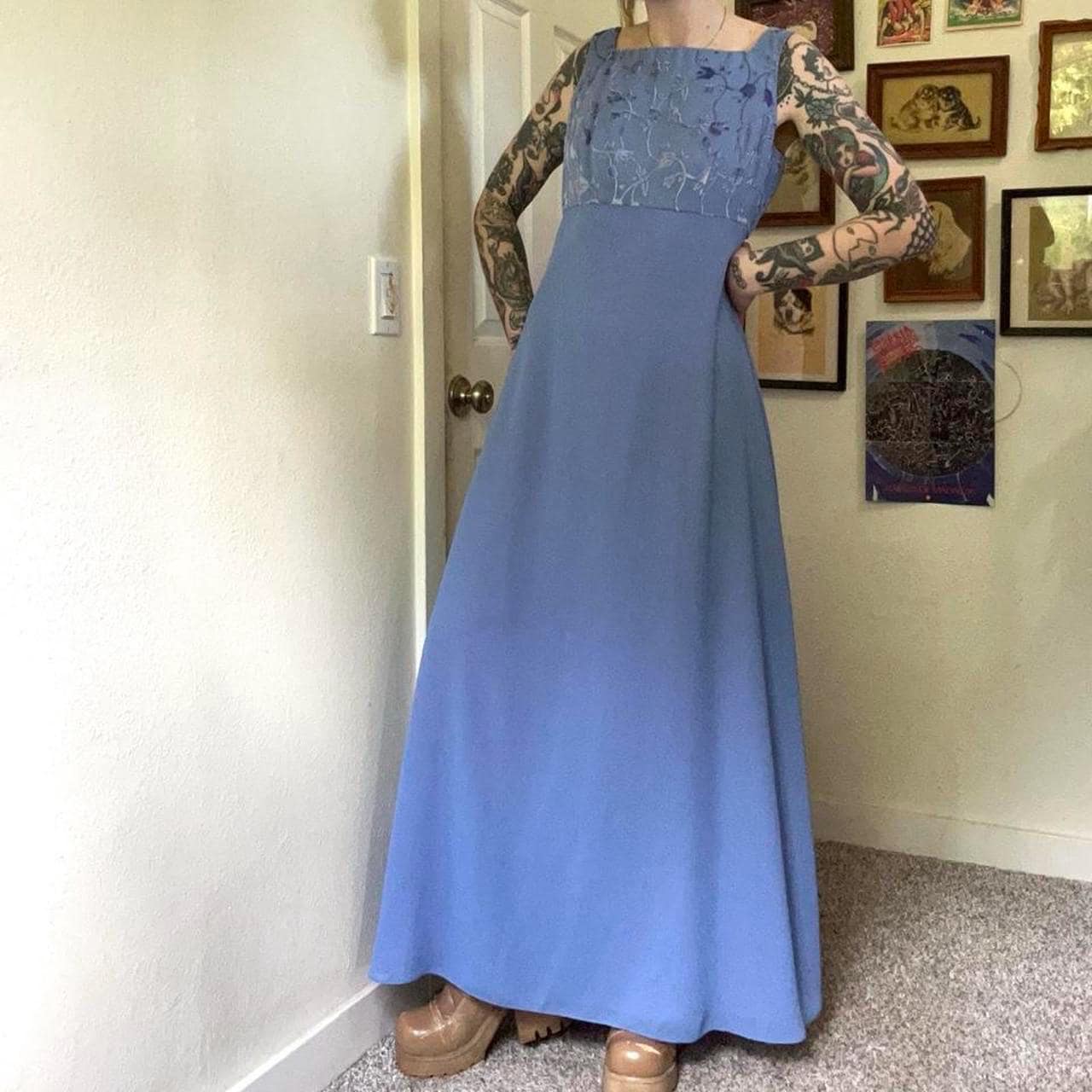 90s Floral Babydoll Dress - Etsy