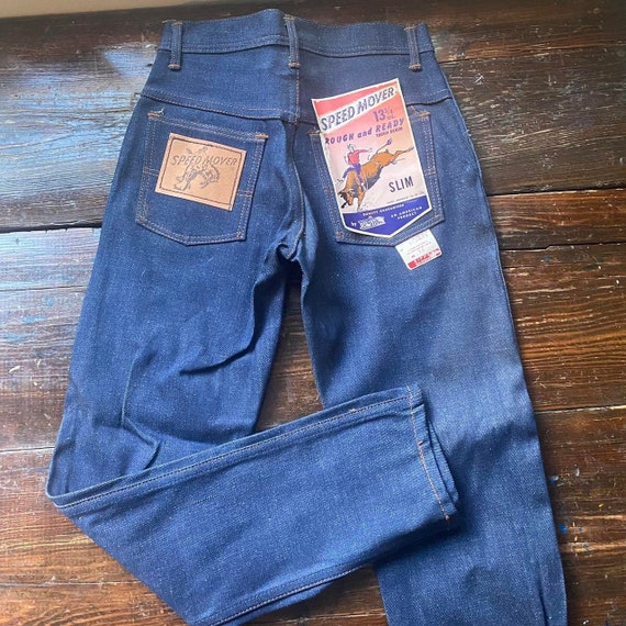 50's Vintage New Old Stock Sanforized Speed Mover by Blue