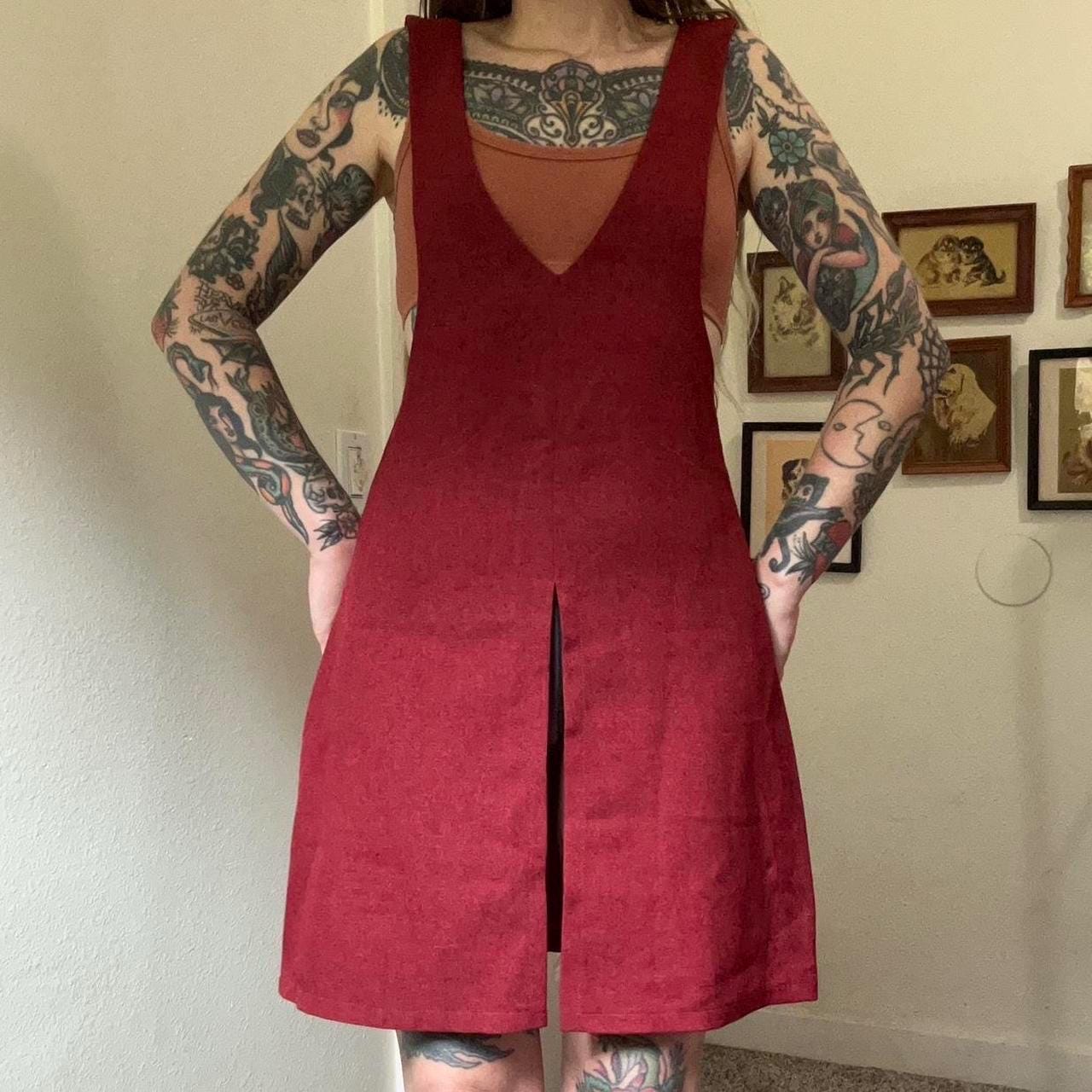 90s Pinafore Dress - Etsy