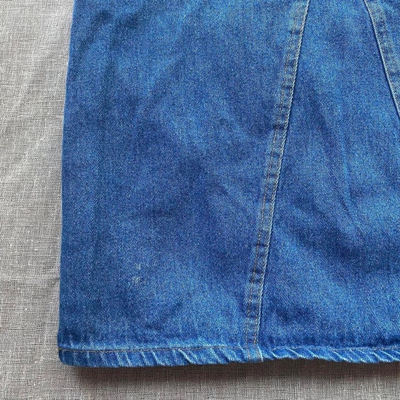 90s vintage medium wash denim skirt by R Wear Ram… - image 8