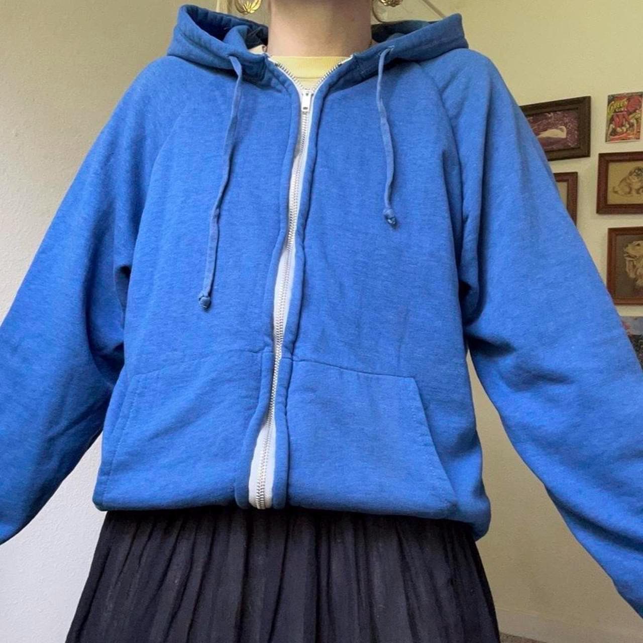 Vintage 70s Zip Hoodie - Etsy