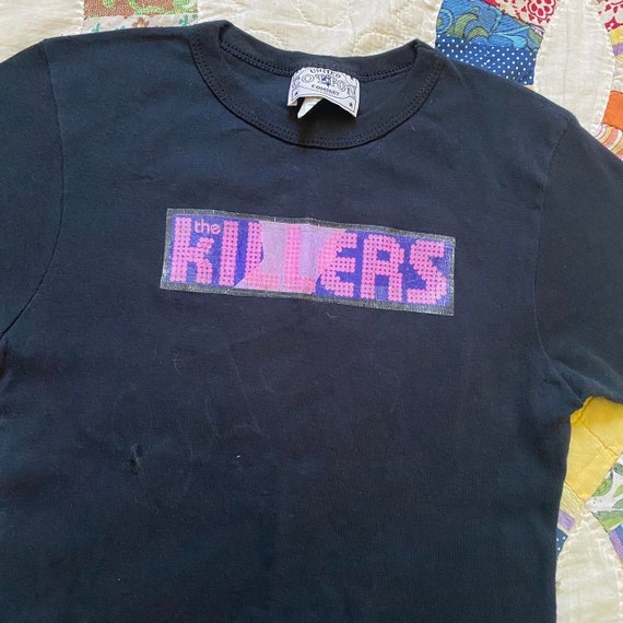 Vintage The Killers autographed babydoll tee - image 7