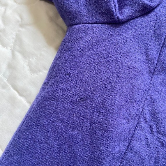 80s vintage Pendleton lavender virgin wool croppe… - image 8