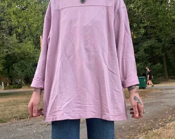 Early 90’s vintage dusty lavender crewneck sweatshirt by Cotton Studio