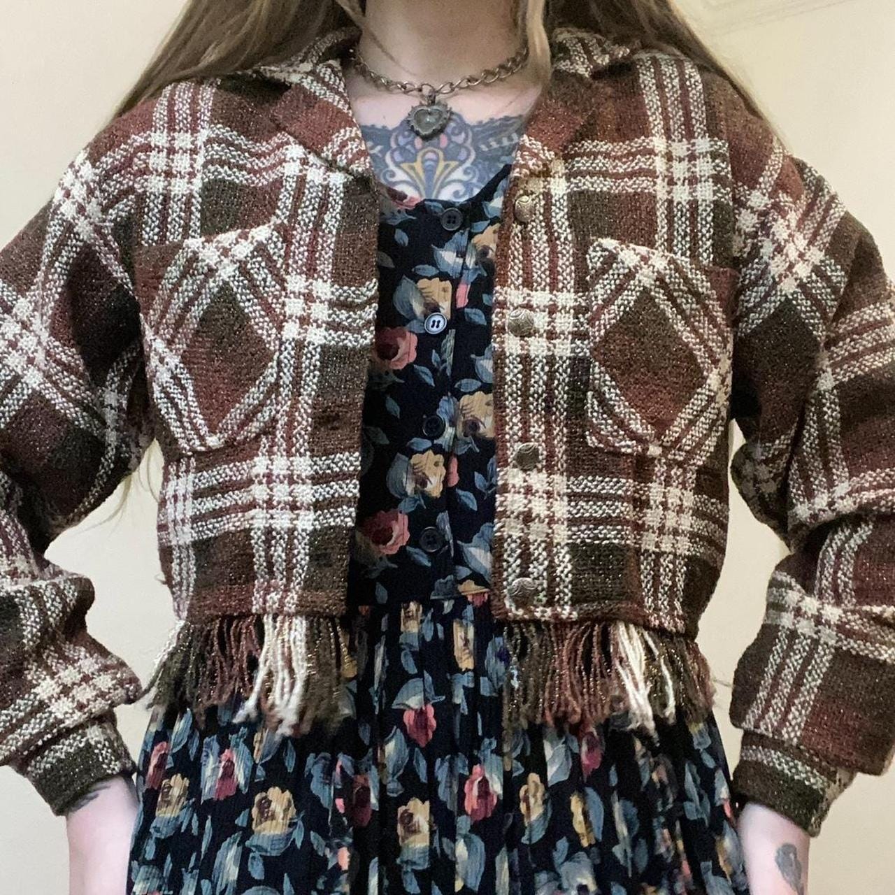 Tweed Fringe Jacket - Etsy