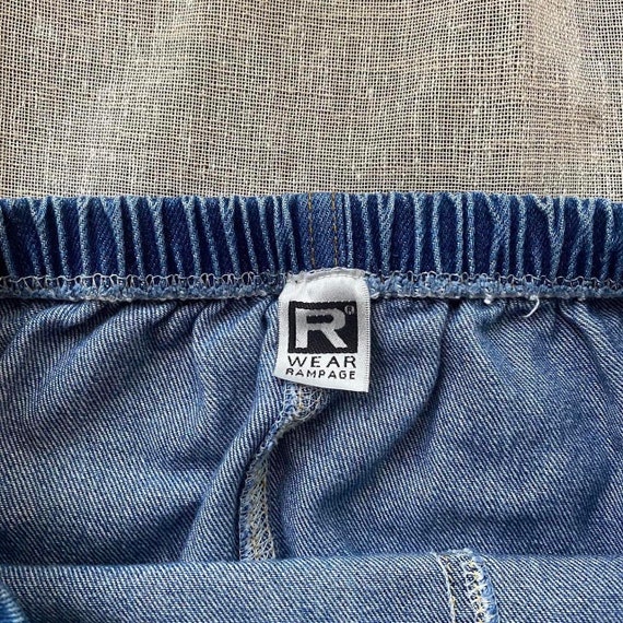 90s vintage medium wash denim skirt by R Wear Ram… - image 7