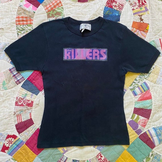 Vintage The Killers autographed babydoll tee - image 5