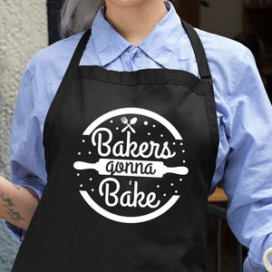 Baking Aprons for Women Baking Aprons for Men Bakers Gonna Bake Funny Apron Kitchen Chef Aprons Gifts for Bakers Mom Wife Husband Girlfriend