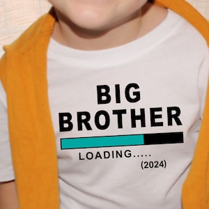 Big Brother Loading 2024 Kids T Shirt, Baby Announcement Shirt, Big Brother Shirt, Big Brother T Shirt, Big Bro Shirt, Big Brother Gift Tees