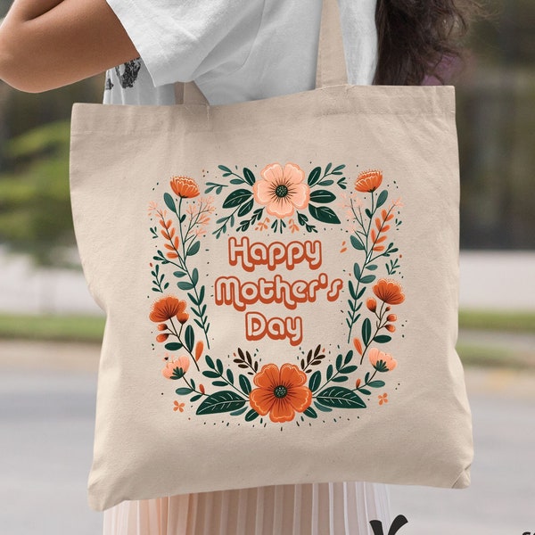Happy Mother's Day Tote Bag, Mama Cadeau, Mama cadeau van dochter, Mama Gif van zoon, Moeder Tote Bag, Moederdag Cadeautas, Cadeau voor moeder, Cadeau haar
