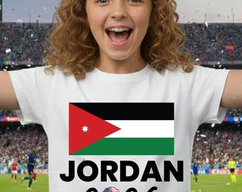 Jordan Shirt World Cup 2026 Soccer Fan Tee Al Nashama Jordanian Football Lover Gift Men Women Kids Apparel Soccer Player Supporter Clothing