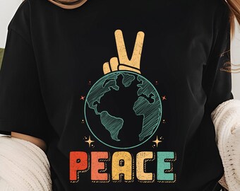 Climate Change Awareness shirt, Peace Climate Change Shirt, Save The Planet Shirt, Environmental Activist Shirt, Global Warming Shirts