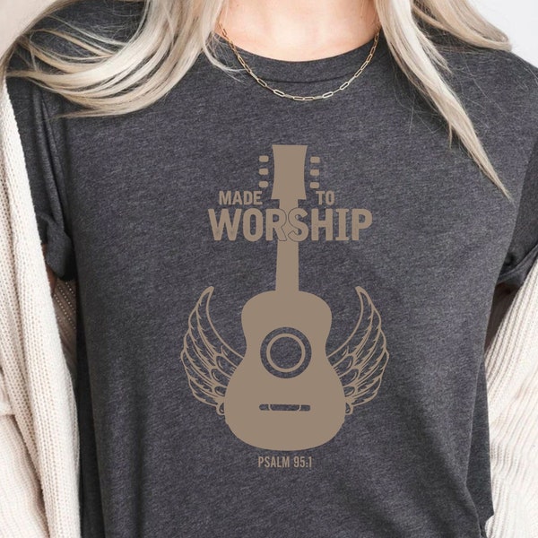 Worship T-Shirt, Made To Worship Shirt, Faith Based Shirt, Bible Verse Shirt, Religious Shirt, Jesus Shirt, Christian Shirt For Men Women