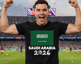 Saudi Arabia Shirt World Cup 2026 Soccer Fan Tee Al Saqour Green Falcons Saudi Football Lover Gift Men Women Kids Apparel Soccer Player Wear