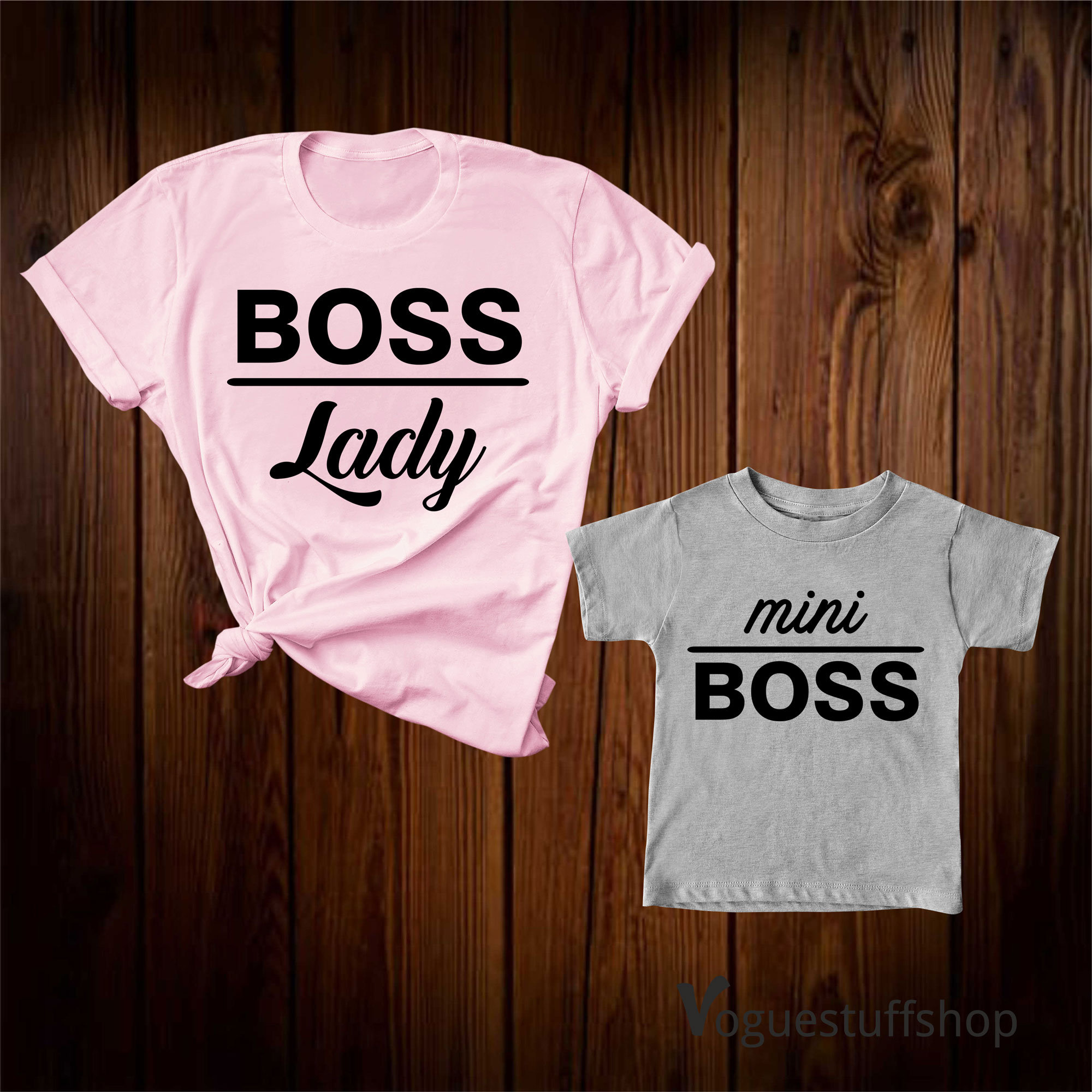 Boss Lady And Mini Boss T Shirts