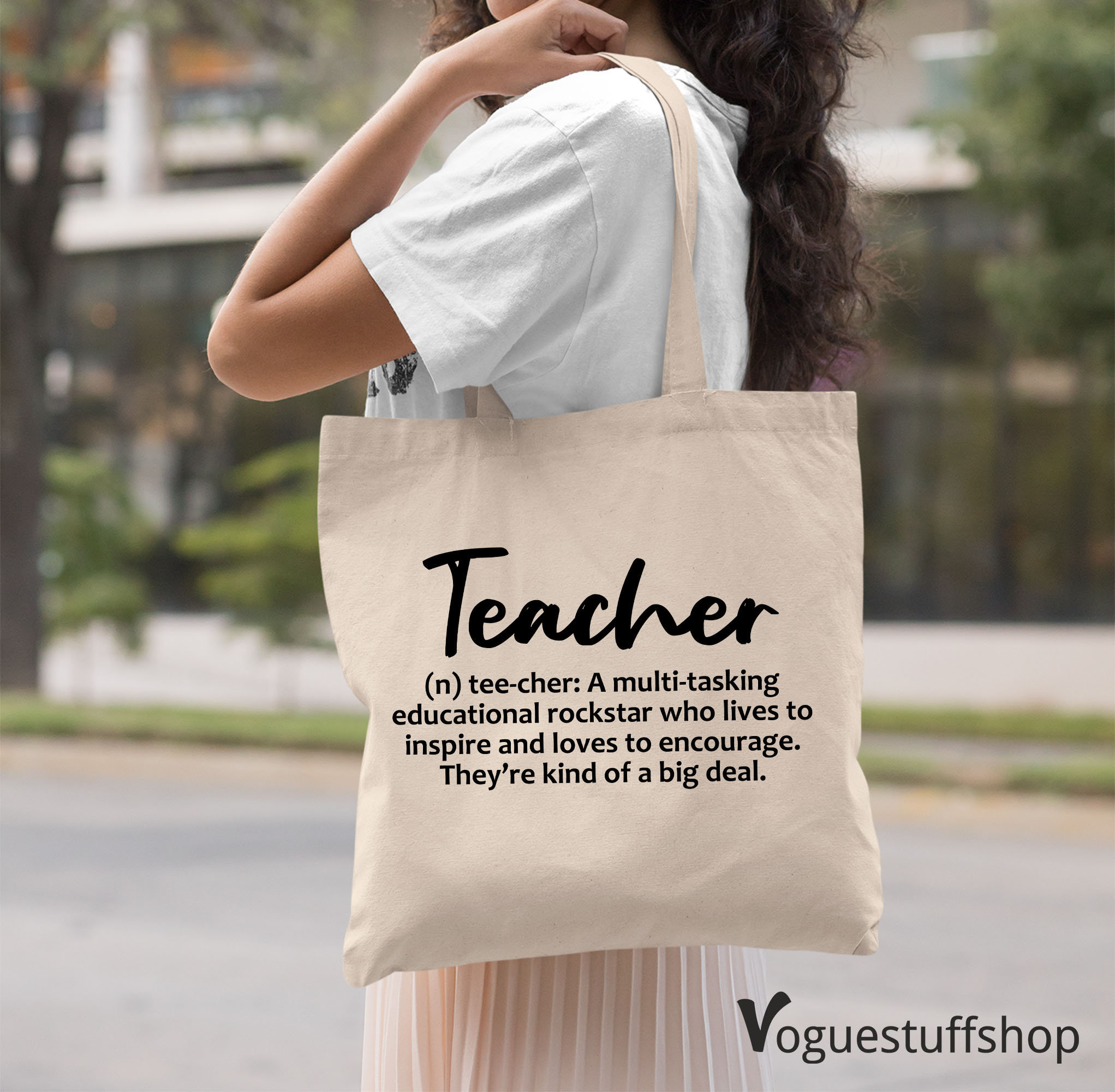 Custom Teacher Tote Bag, Teacher Bag, Personalized Tote Bag Mrs Holly