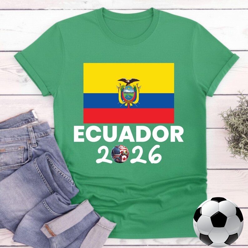 Ecuador Shirt World Cup 2026 Soccer Fan Tee La Tri Ecuadorian Football ...