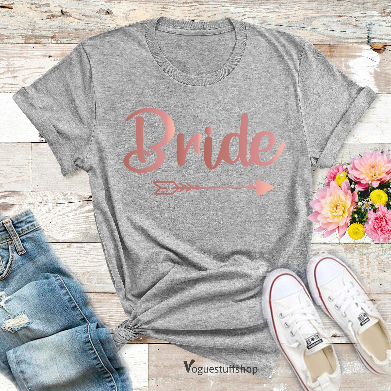 Bride T Shirt Team Bride Shirts Bride Shirt Wedding Party Etsy