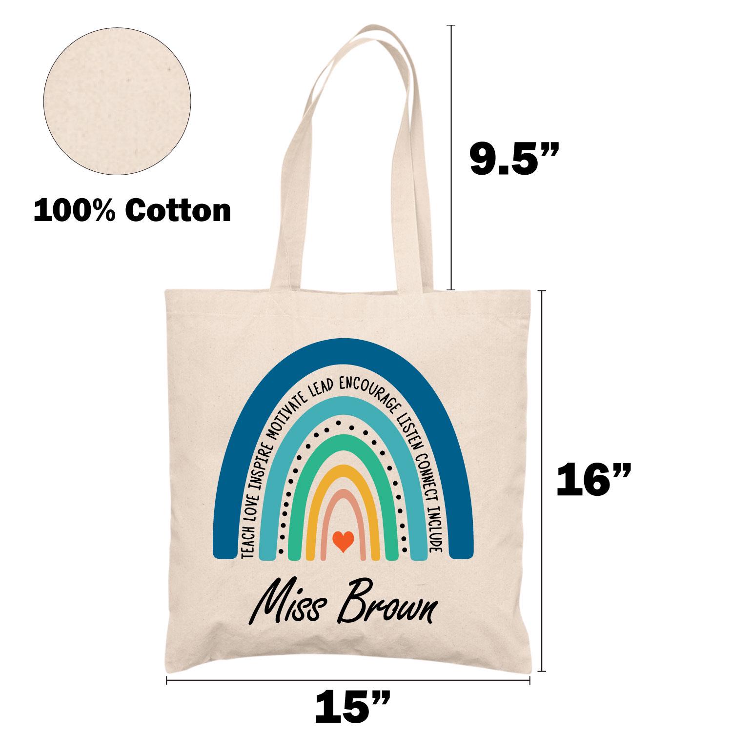 Borsa Personalizzata Borsa Tote In Cotone Personalizzata "Thank - Foto 2