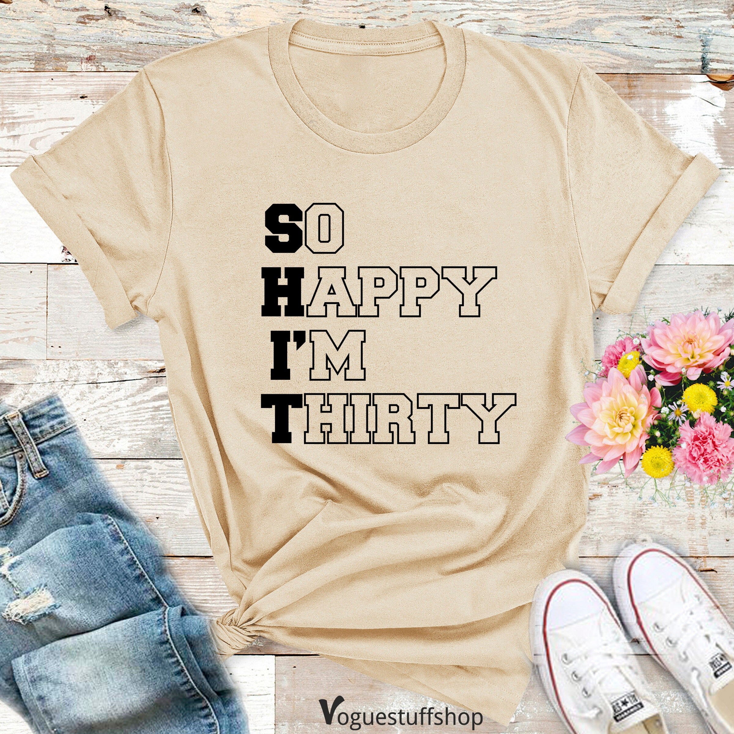 Thirty T Shirt 30th Birthday Shirt 30 
