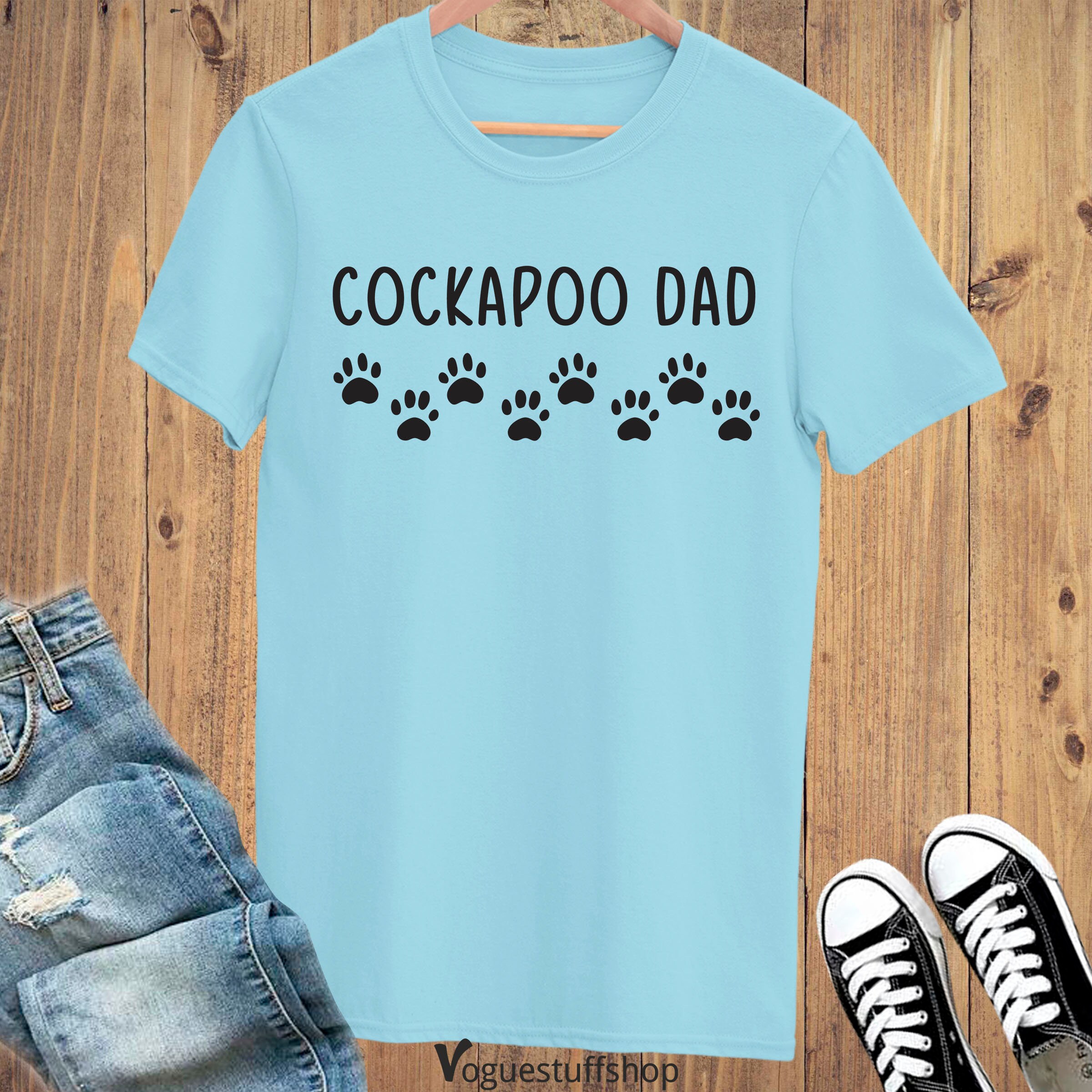Cockapoo Dad T Shirt Fathers Day Shirts Father Day Gifts Daddy | Etsy