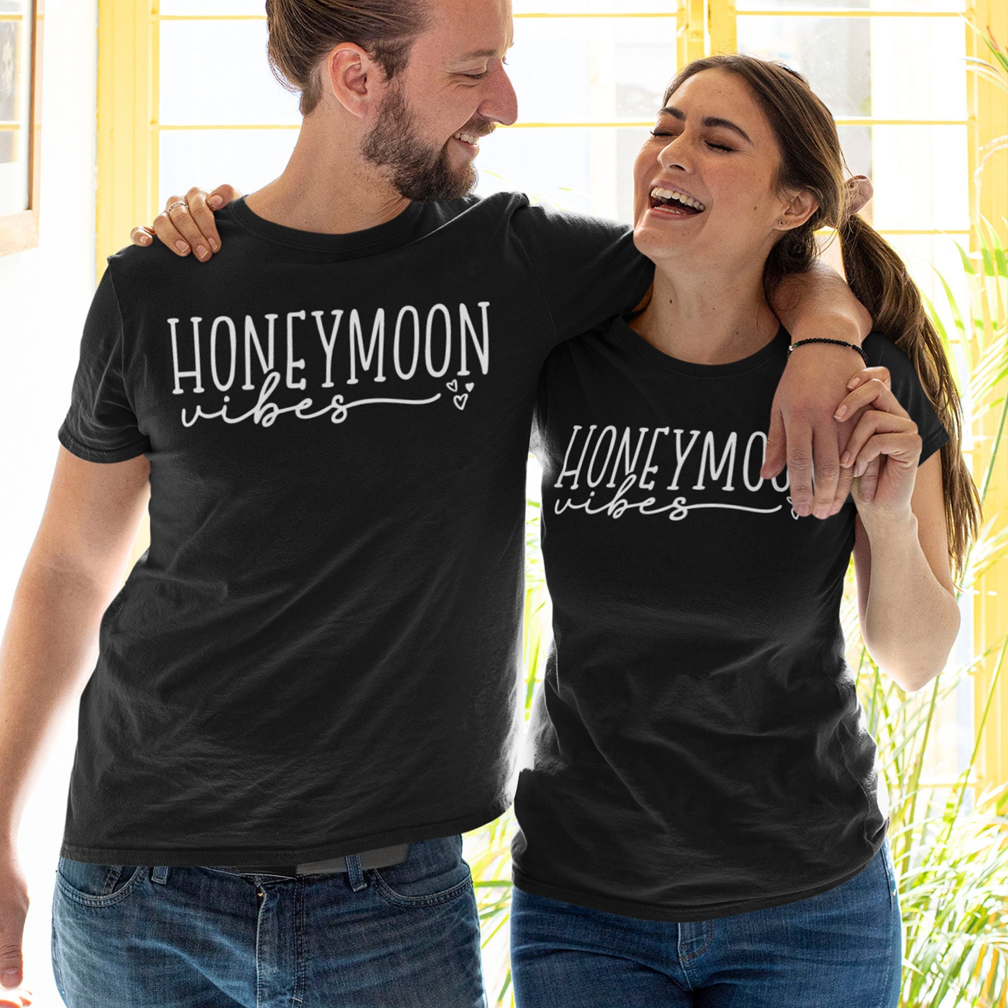 Honeymoon Vibes Couple T-Shirt Honeymoon Vibes Couple T-Shirt