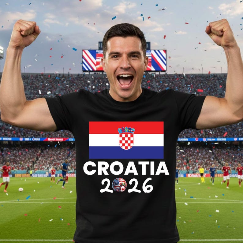 Croatia Shirt World Cup 2026 Soccer Fan Tee Vatreni Croatian Football Lover Gift Men Women Kids Apparel Soccer Player Supporter Clothing