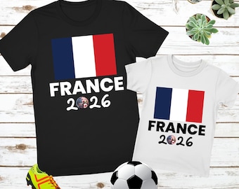 France Shirt World Cup 2026 Soccer Fan Tee Les Bleus French Football Lover Gift Men Women Kids Apparel Soccer Player Supporter Clothing