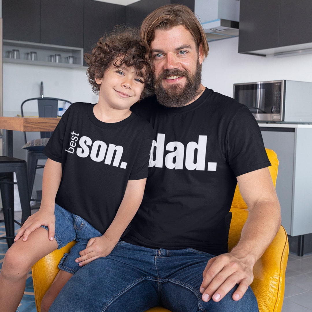 Best Dad and Best Son Matching T Shirt, the Dad and the Son Shirt — free download