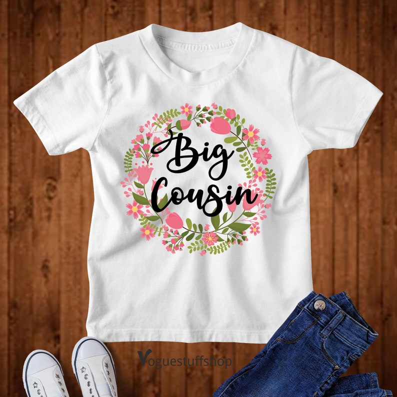 Big Cousin T Shirt Big Cousin Announcement Shirt Cousin Shirt Etsy