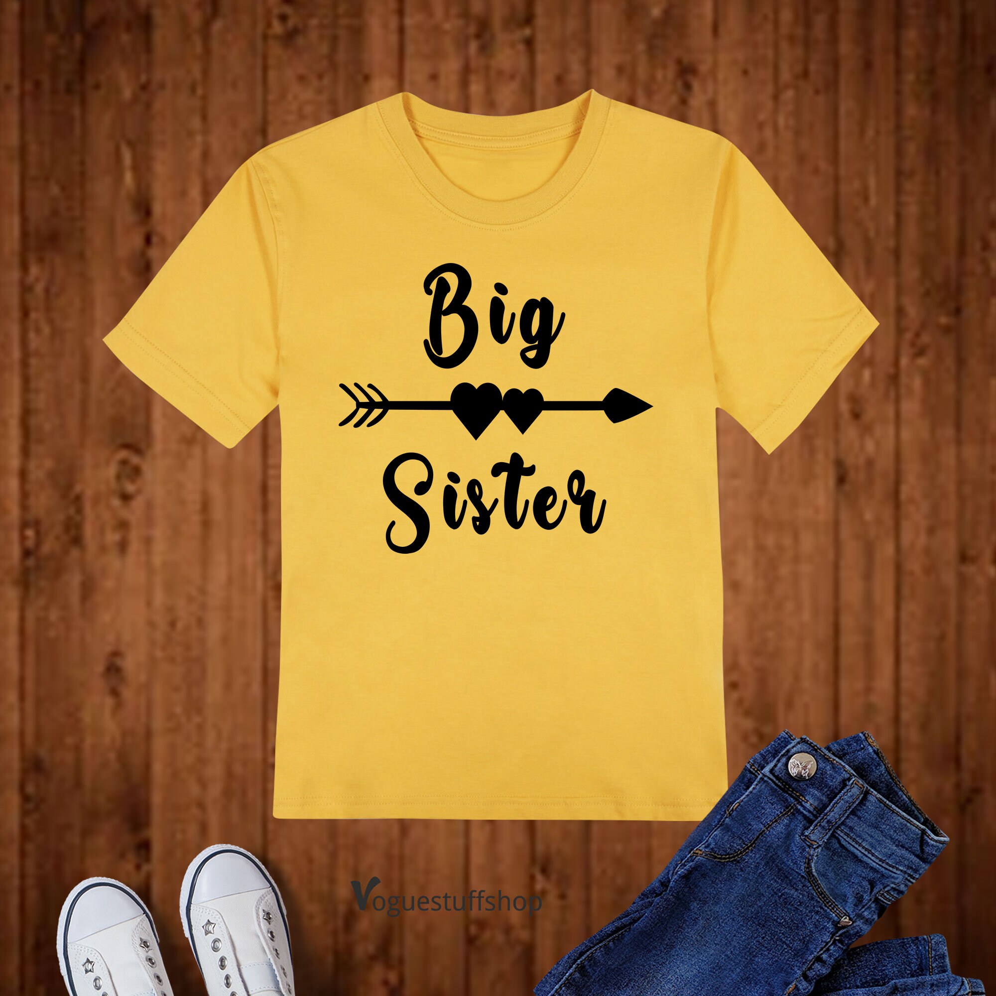 Big Sister T Shirt Big Sister Announcement Shirt Big Sis Shirt Etsy