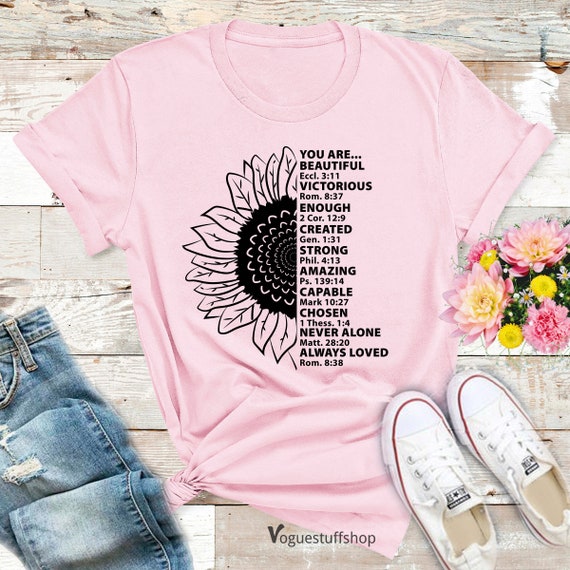 Sunflower Love Christian Religious Bible Verse Graphic Faith T Shirt Sunflower Love Christian Religious Bible Verse Graphic Faith T Shirt