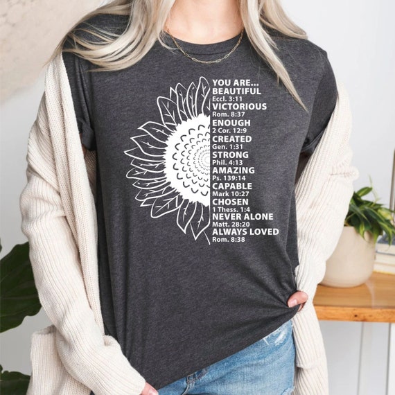 Sunflower Love Christian Religious Bible Verse Graphic Faith T Shirt Sunflower Love Christian Religious Bible Verse Graphic Faith T Shirt