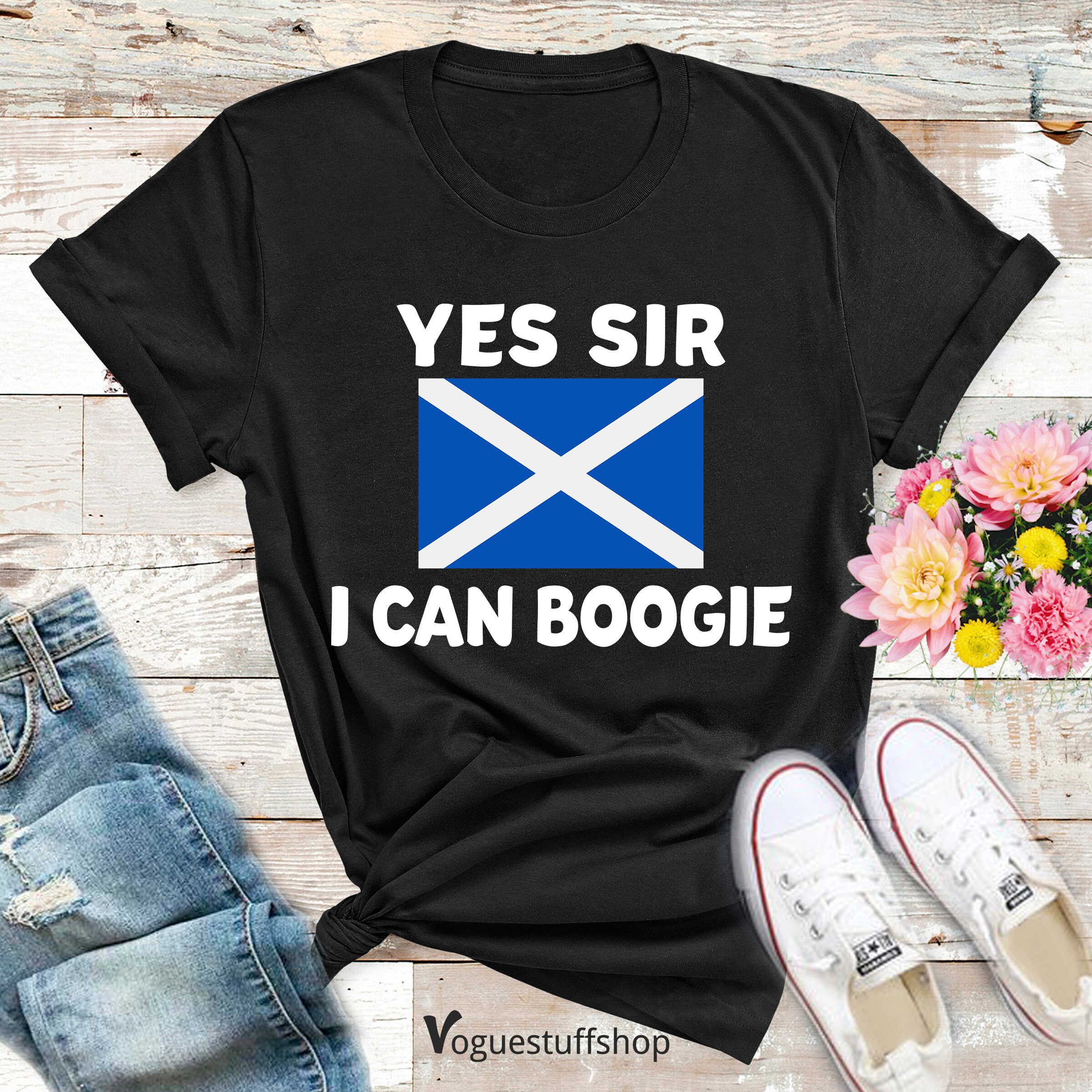 Yes Sir I Can Boogie T Shirt Scotland Football Euro 2020 Etsy