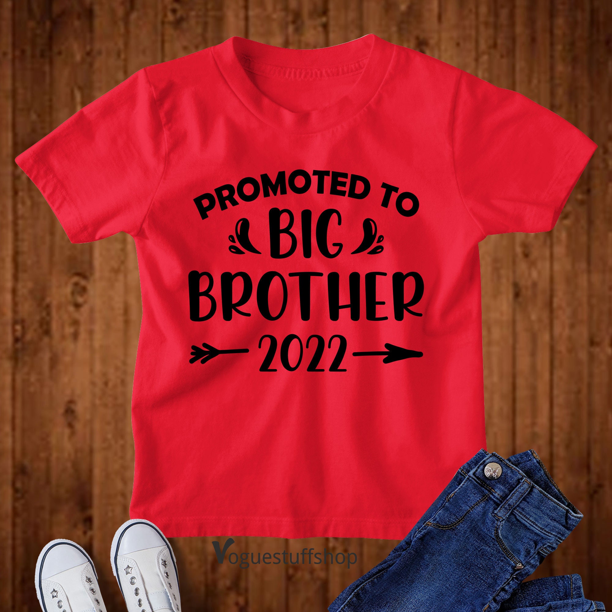PROMOTED TO BIG BROTHER Boys T-Shirt 1-14 yrs Printed Funny New Gift Present Top 