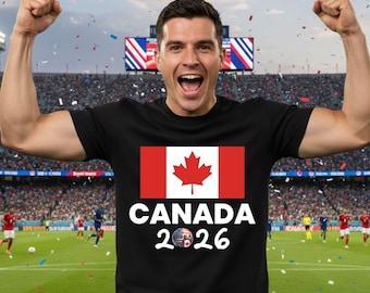 Canada Shirt World Cup 2026 Soccer Fan Tee Les Rouges Canadian Football Lover Gift Men Women Kids Apparel Soccer Player Supporter Clothing