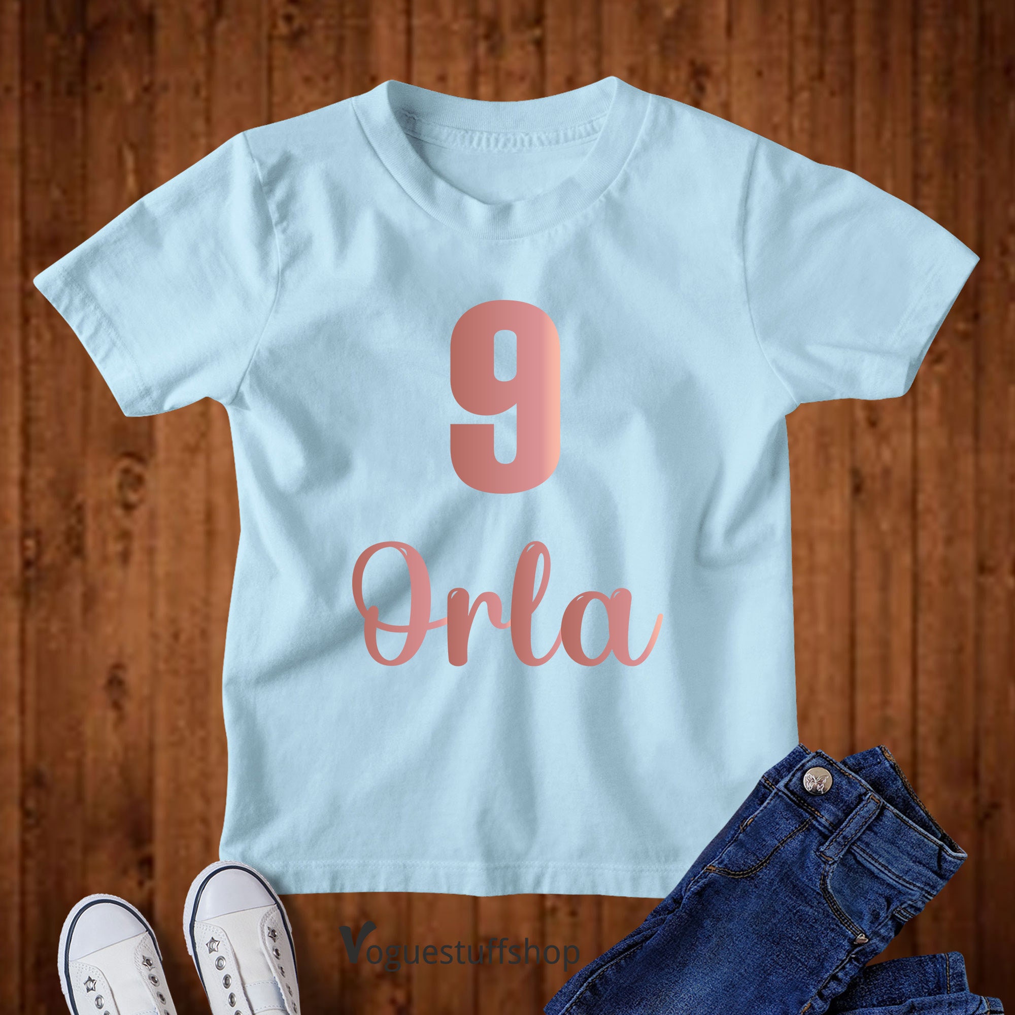 Personalised Kids Birthday T Shirt Girls and Boys birthday Etsy