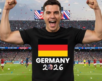 Germany Shirt World Cup 2026 Soccer Fan Tee Die Mannschaft German Football Lover Gift Men Women Kids Apparel Soccer Player Supporter Wear