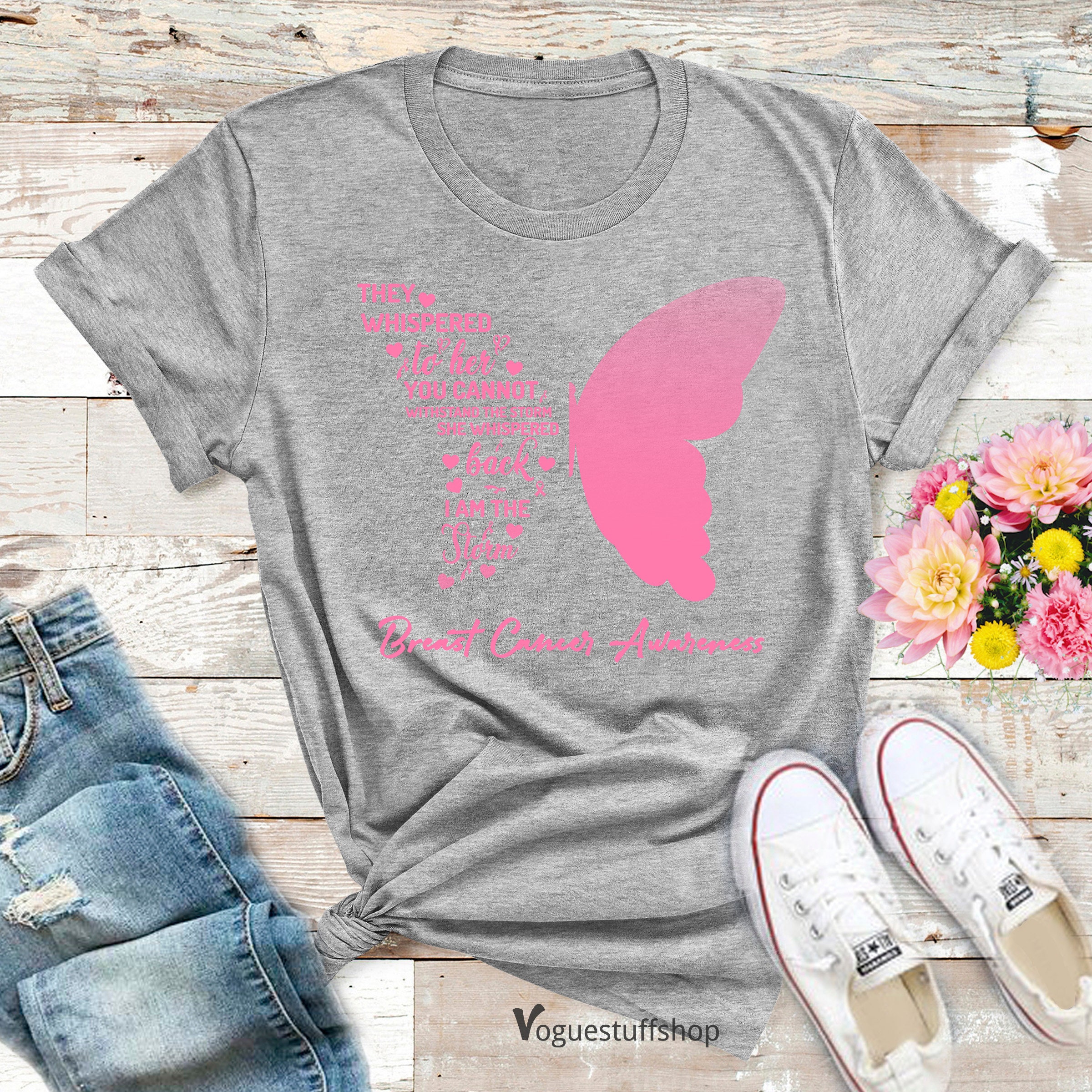 Camicia di sensibilizzazione sul cancro al seno, camicia con