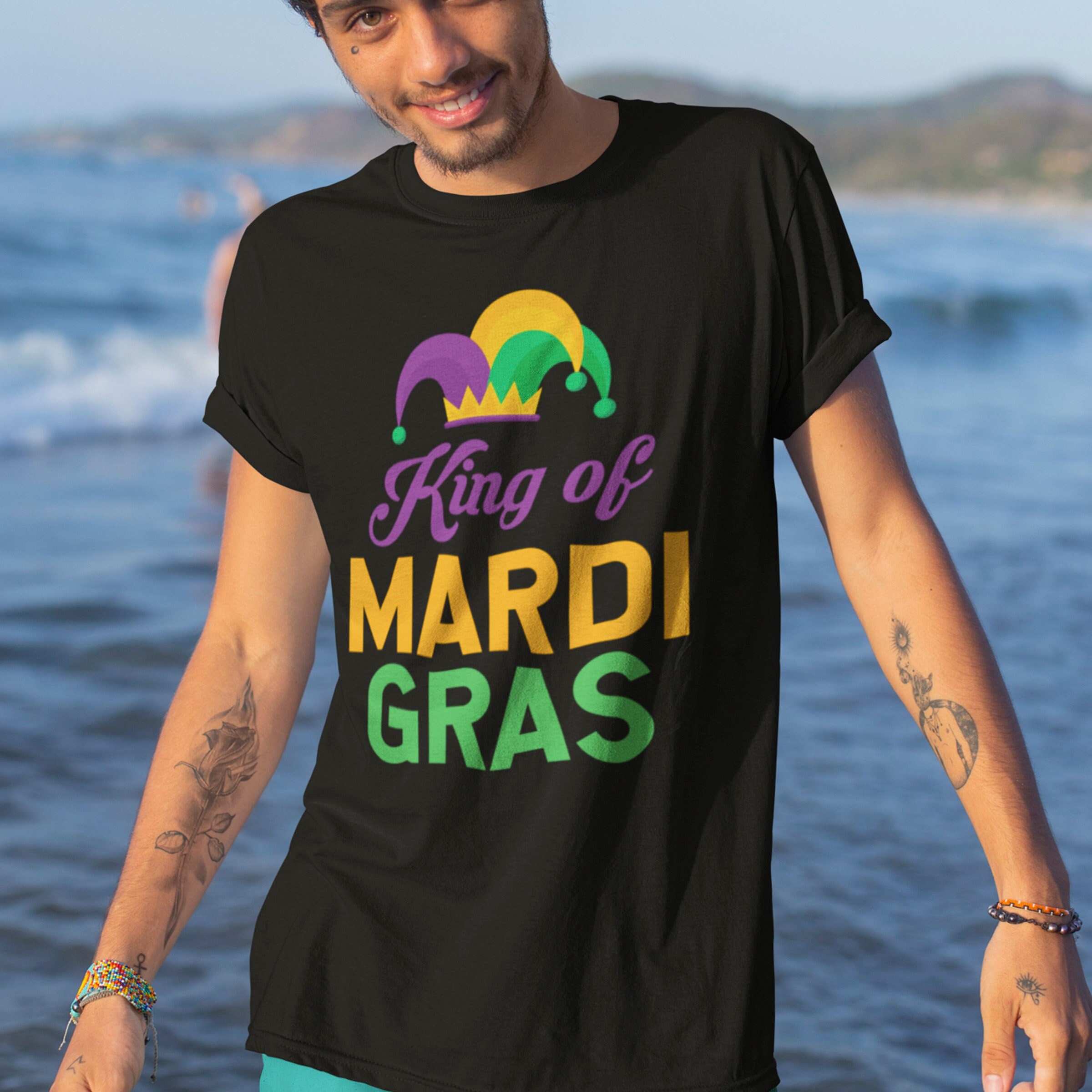 Discover King of Mardi Gras Shirt, Mardi Gras Carnival T-Shirt, Adult Mardi Gras Shirt
