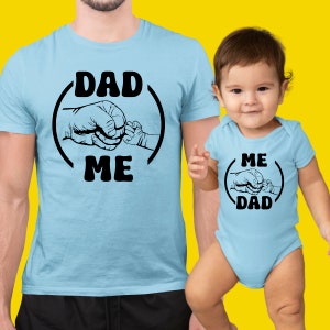 Dad and Me Matching Set, Me and Dad Matching T Shirt, Dad Shirt, Baby Bodysuit, Father and Baby Matching Tee, Dad and Son Matching Shirts