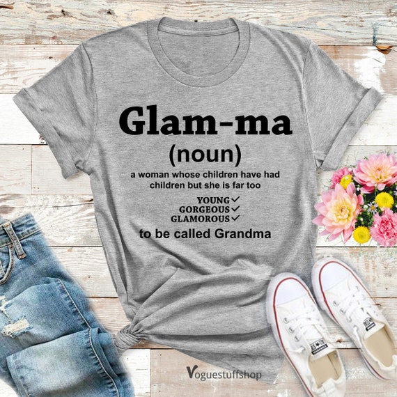 Womens Blessed Glam-Ma Shirt Best Glamma Ever Grandma Gifts Womens Blessed Glam-Ma Shirt Best Glamma Ever Grandma Gifts