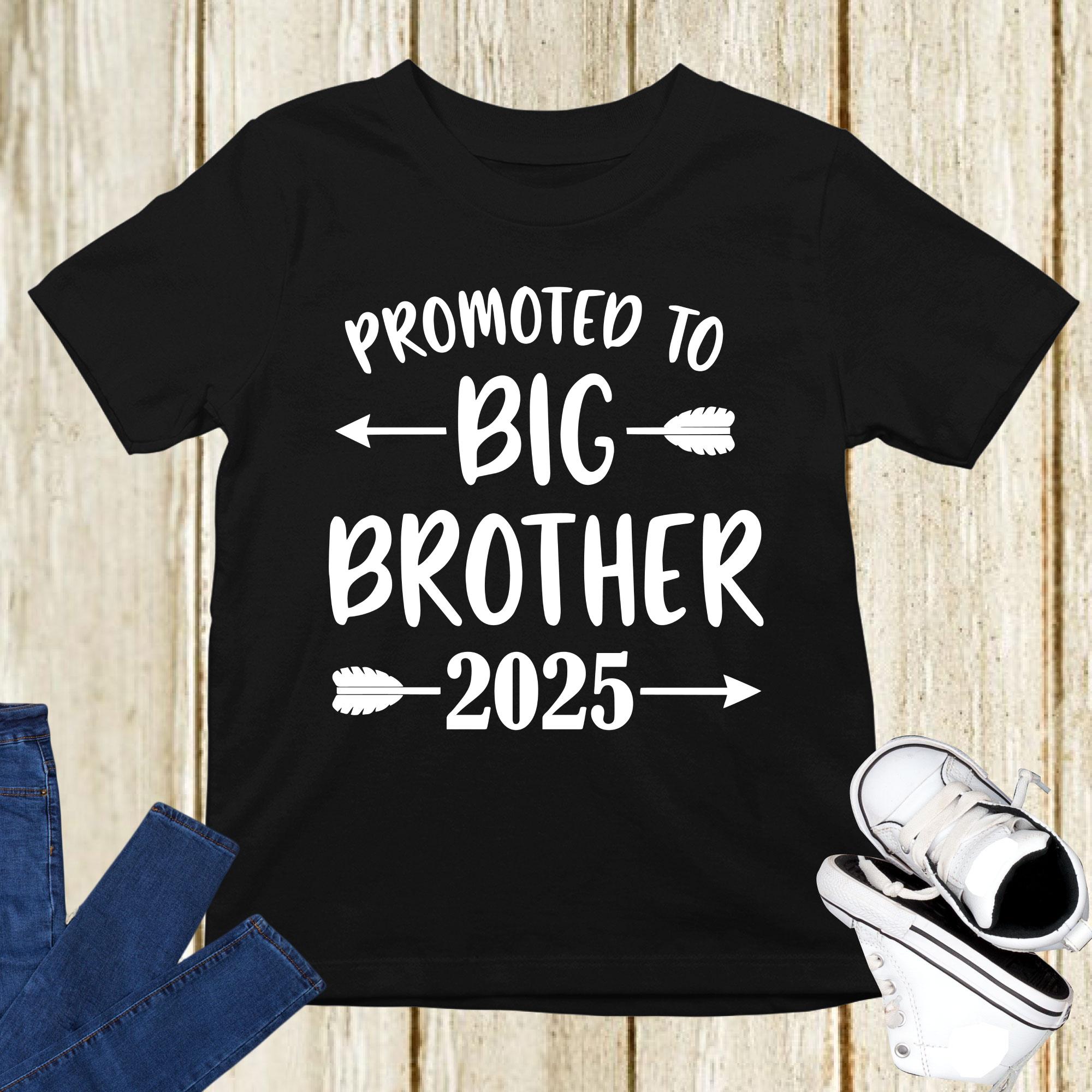 Chenille Patch T-shirt Big Brother Announcement T-Shirt - Toddler