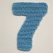 see more listings in the Number Appliques section