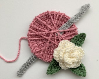 Yarn and Hook Crochet Applique Pattern Instant Pdf Download