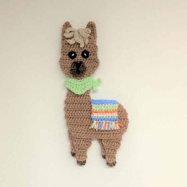 Llama Applique Crochet Pattern Instant Pdf Download