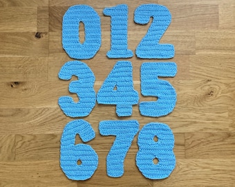 Large Number Pack Crochet Applique Pattern Instant pdf download